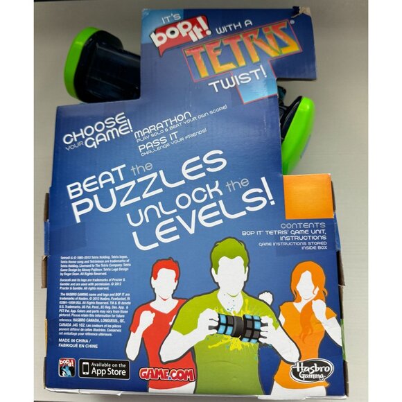 TETRIS Bop-It Game by Hasbro Gaming Electronic Fun Gift Kids & Adults Brand New! - Picture 2 of 4